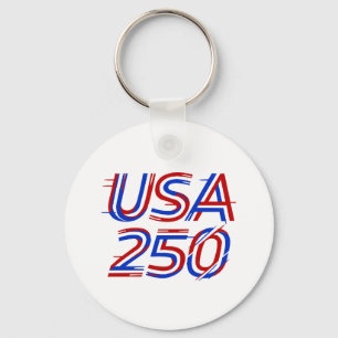 Llavero EE. UU. 250 Aniversario 1776-2026 Patriótico Ameri