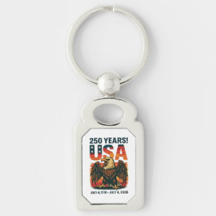 Llavero EE.UU. 250 años - Águila calva patriótica 4 de jul