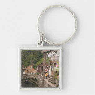 Llavero EE. UU., Alaska, Ketchikan, Creek Street, centro