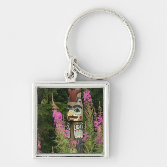 Llavero EE. UU., Alaska, Ketchikan, Totem Bight State (Frente)