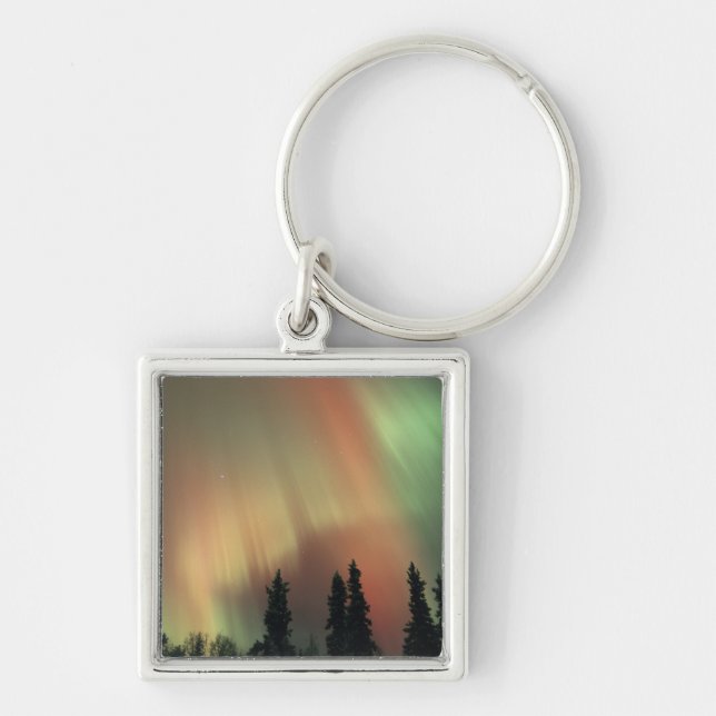 Llavero EE.UU., área de Fairbanks, Central Alaska, Aurora  (Frente)