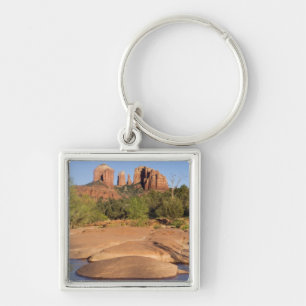 Llavero EE. UU., AZ, Cathedral Rocks en Red Rock Crossing