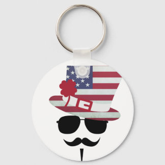Llavero EE.UU. fan with Mustache