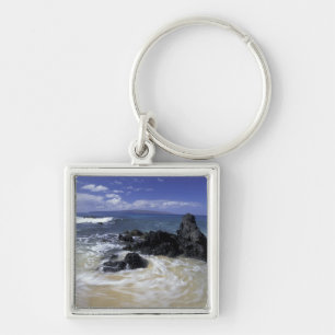 Llavero EE. UU., Hawái, Maui, Maui, Makena Beach, Surf
