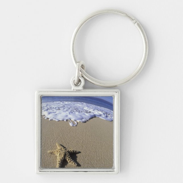 Llavero EE.UU., Hawaii, Maui, Makena Beach, Starfish y (Frente)