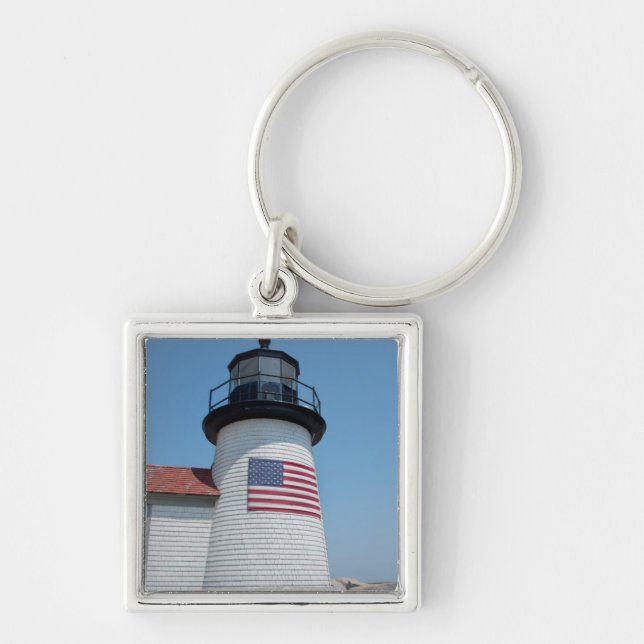 Llavero EE. UU., Massachusetts, Nantucket. Brant Point (Frente)