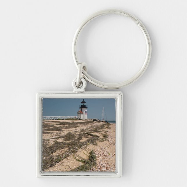 Llavero EE. UU., Massachusetts, Nantucket. Concha (Frente)