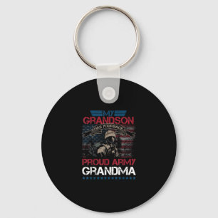 Llavero EE.UU. Mi nieto tiene su abuela del ejército orgul