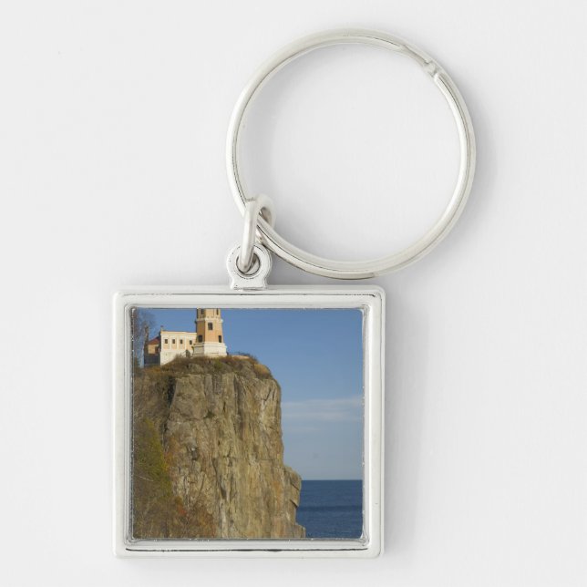 Llavero EE. UU., Minnesota. Faro de Split Rock en el lago (Frente)