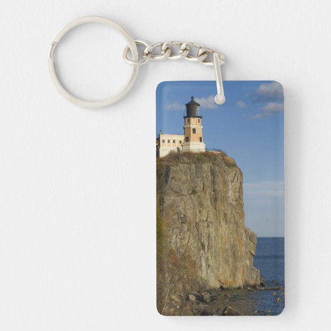 Llavero EE. UU., Minnesota. Faro Split Rock en el lago (Frente)
