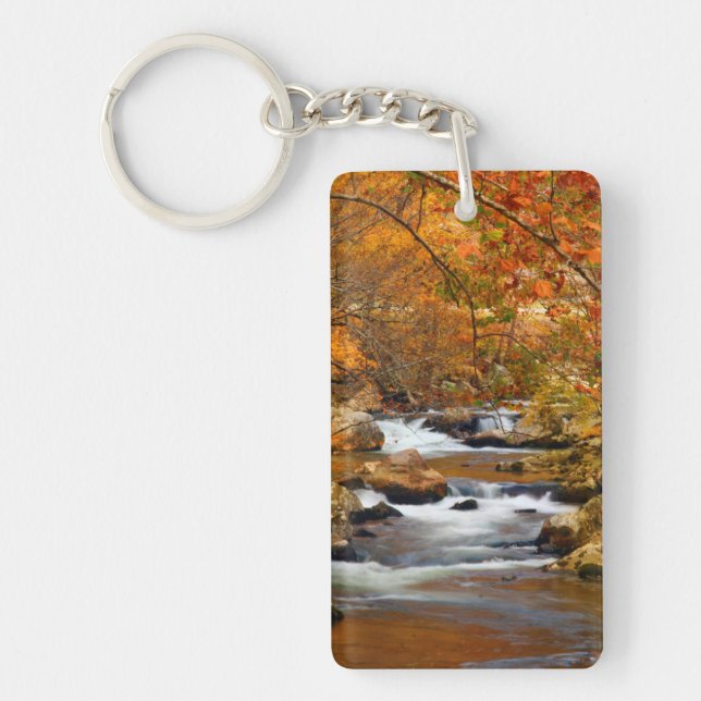 Llavero EE. UU., Tennessee. Rushing Mountain Creek (Frente)