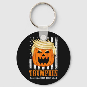 Llavero EE. UU. Trumpkin Haz de nuevo genial Halloween Div