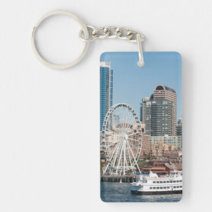 Llavero EE.UU., Wa, Seattle. Barco de crucero Argosy Harbo