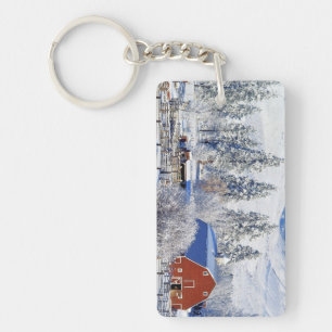 Llavero EE. UU., Washington, Methow Valley, graneros en