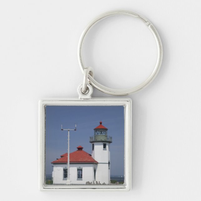 Llavero EE. UU., Washington, Seattle, Alki Point Lighthous (Frente)
