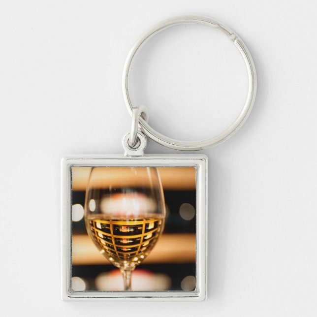 Llavero EE. UU., Washington, Walla Walla. Copa de vino (Frente)
