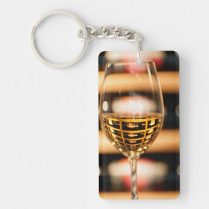 Llavero EE. UU., Washington, Walla Walla. Copa de vino