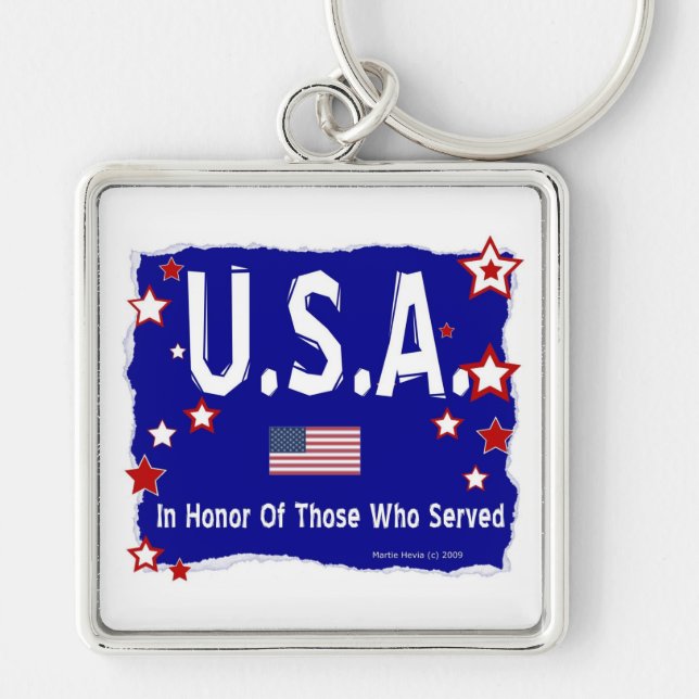 Llavero EEUU - En honor a los que sirvieron (Frente)