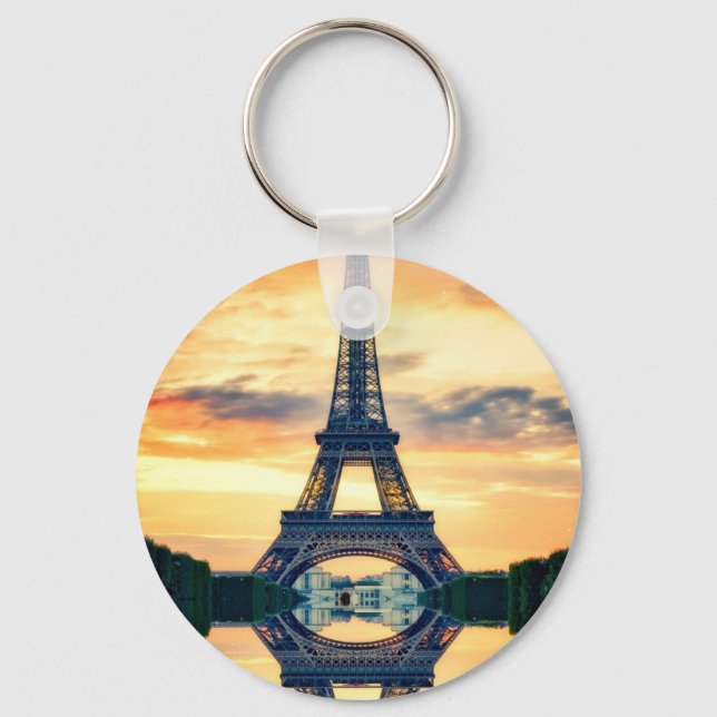 Llavero Effel Tower Paris Evending European Travel (Anverso)