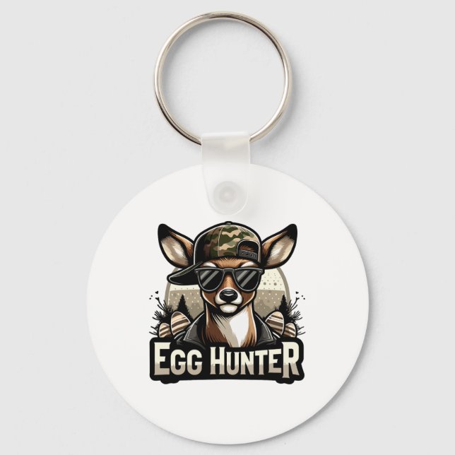Llavero Egg Hunter Deer Buck Backup Cap Deer Huning Eas (Anverso)