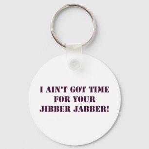 Llavero Eggplant Jibber Jabber Keychain