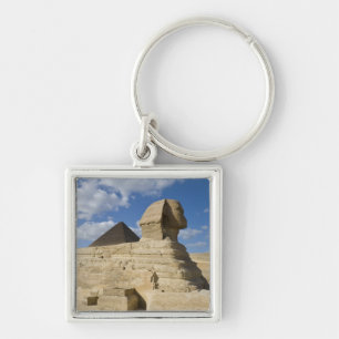 Llavero Egipto, Giza. La gran Esfinge se eleva sobre los 2