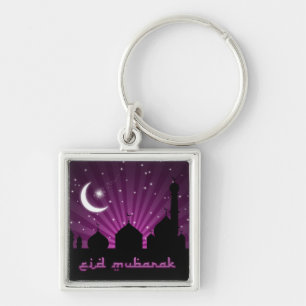 Llavero Eid Mosque Purple Night - Keychain