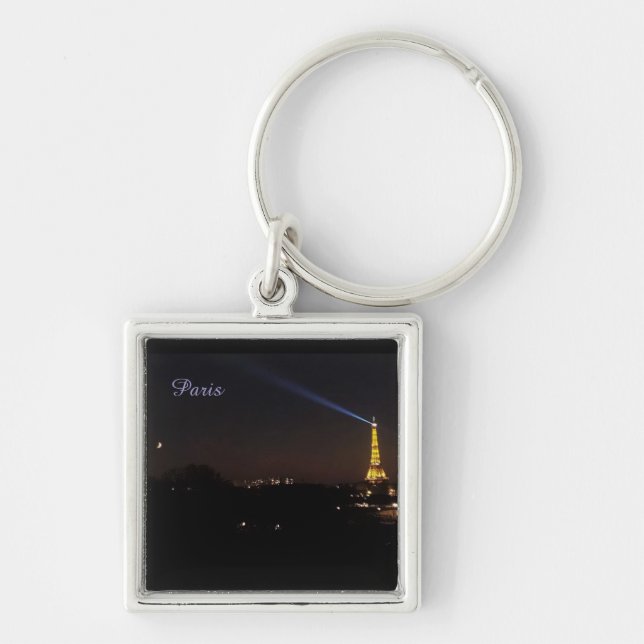Llavero Eiffel Tower at Night Keychain (Frente)