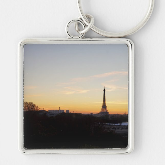 Llavero Eiffel Tower Paris at Sunset (Frente)