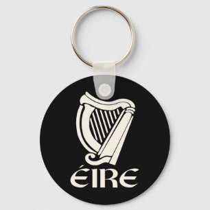Llavero Eire Gaelic Ireland Eireann Irish Pride Harp St Pa