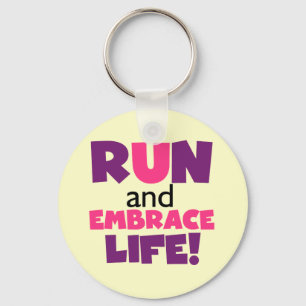 Llavero Ejecutar Embrace Life Purple Pink