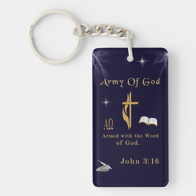 Llavero Ejército de Dios (Frente)