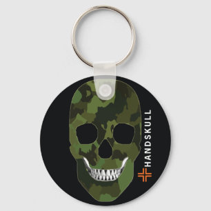 Llavero Ejército HANDSKULL, cráneo feliz, bandera del ejér
