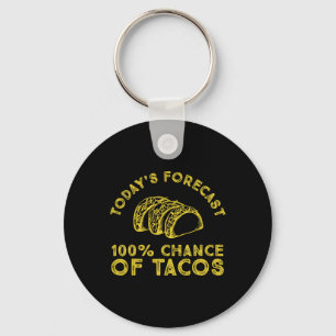 Llavero El 100% de probabilidades de tacos según las previ