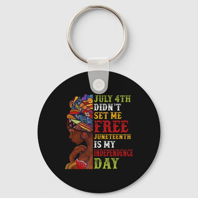 Llavero El 11 de junio es mi Día de la Independencia, no e (Anverso)