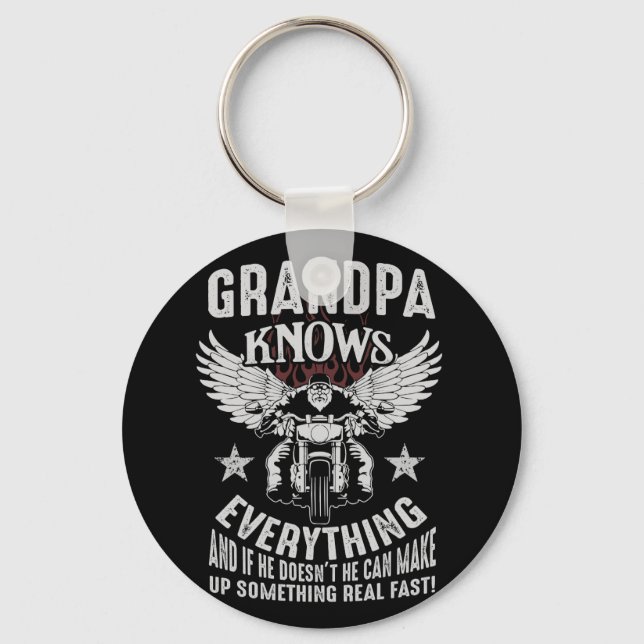 Llavero El abuelo lo sabe todo el día 60 del padre (Anverso)