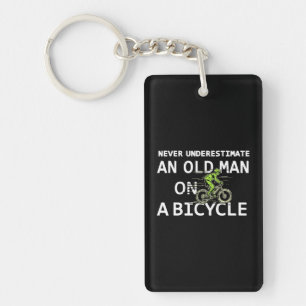 Llavero El abuelo nunca subestima la bicicleta del viejo h