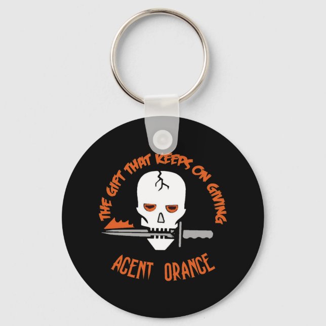 Llavero El agente Naranja el regalo OSCURO (Anverso)