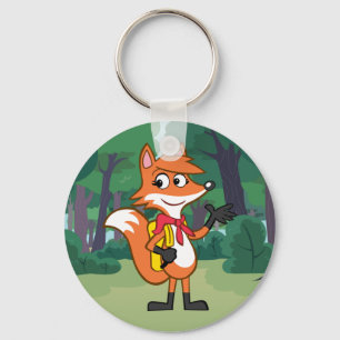 Llavero El agitar del Fox de Rick el Scarlett del