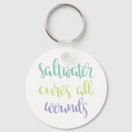 Llavero El agua salada cura todas las heridas (Keychain)