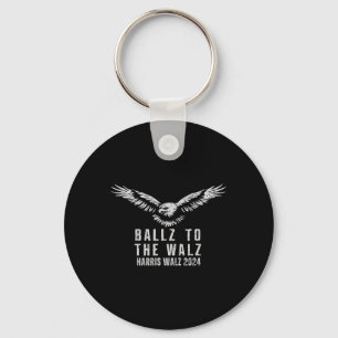 Llavero El Águila Vintage Usa Flag Harris Waltz 2024 Ballz