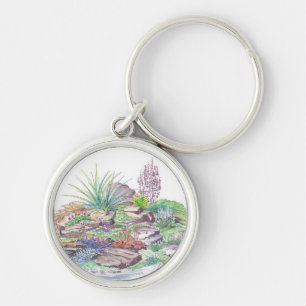 Llavero El ajardinar alpino del jardín