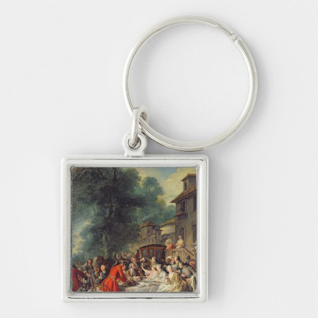 Llavero El almuerzo de la caza, 1737 (Frente)