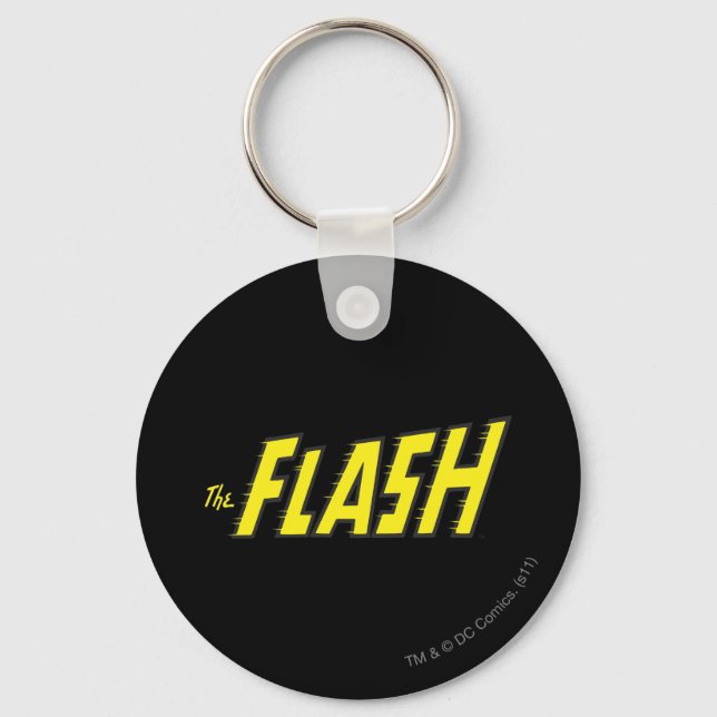 Llavero El amarillo con el logo Flash (Anverso)