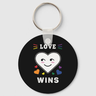 Llavero El amor cardíaco gana el orgullo gay LGBTQ