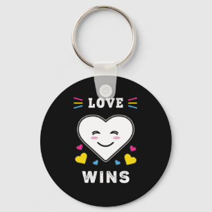 Llavero El amor cardíaco gana el orgullo pansexual LGBTQ