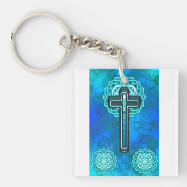 Llavero El amor de Jesús es tu protección (Frente)