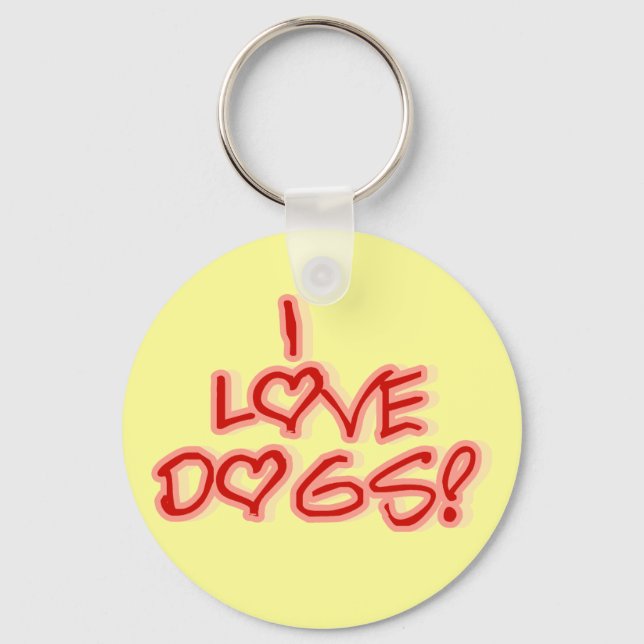 Llavero El amor de los corazones I persigue las camisetas (Anverso)