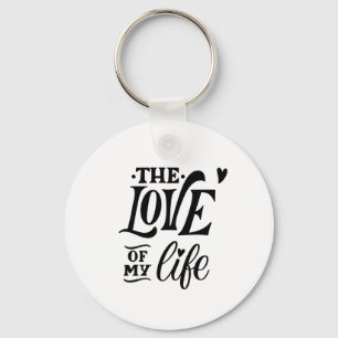 Llavero El amor de mi vida – Diseño de tipografía romántic