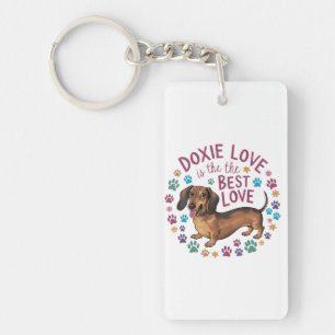 Llavero El Amor Doxie Es El Mejor Amor